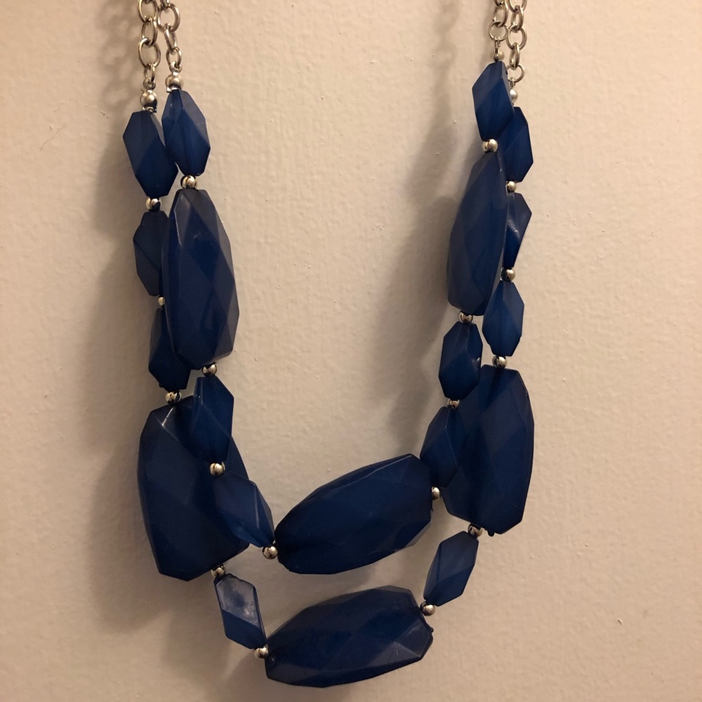 Blue necklace